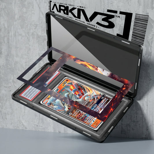 ARKIV3 PSA graded exploded mockup