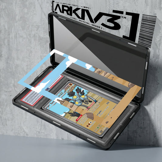 ARKIV3 PSA graded exploded mockup