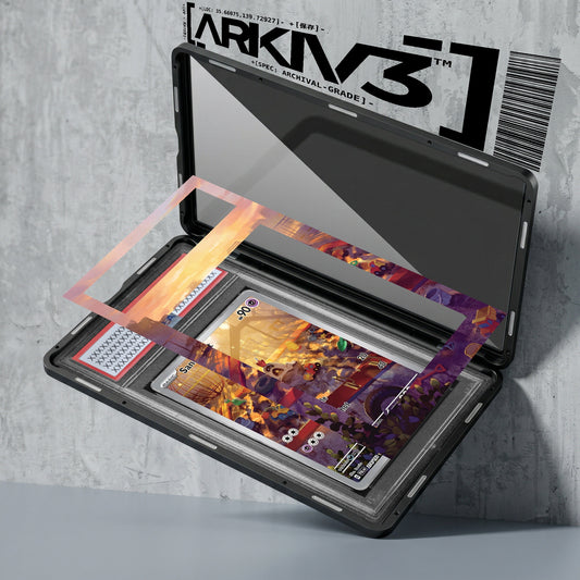 ARKIV3 PSA graded exploded mockup