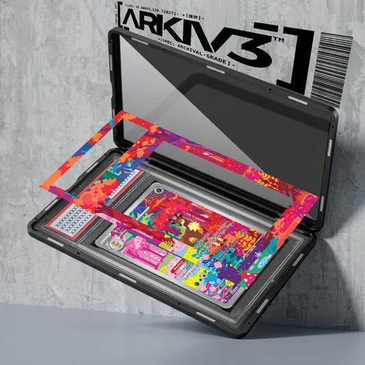 ARKIV3 PSA graded exploded mockup