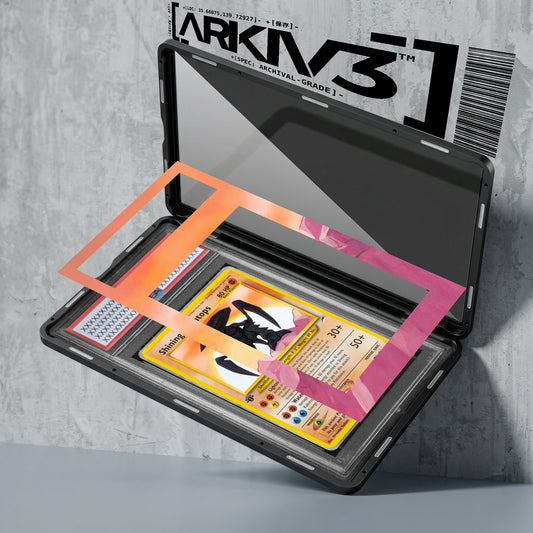 ARKIV3 PSA graded exploded mockup