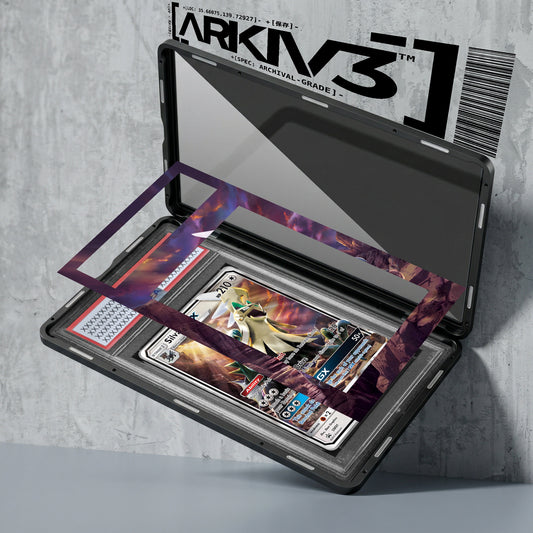 ARKIV3 PSA graded exploded mockup