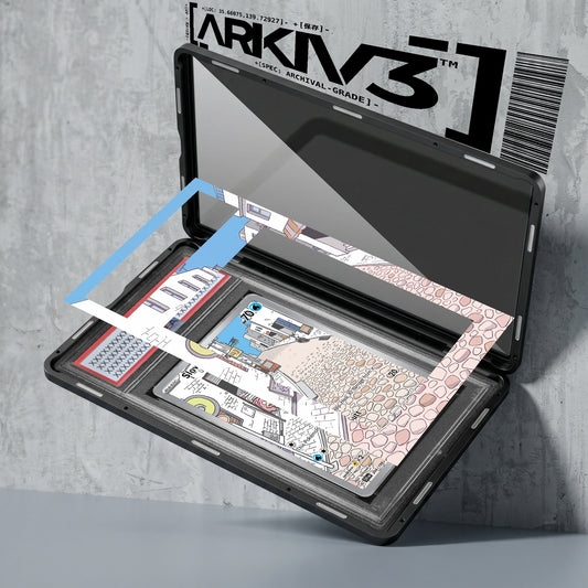ARKIV3 PSA graded exploded mockup