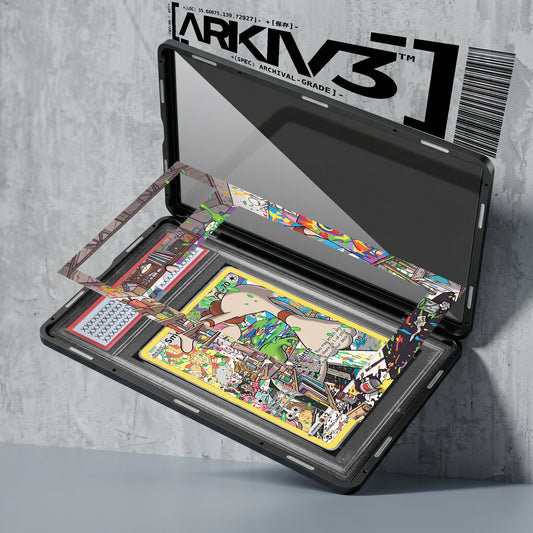 ARKIV3 PSA graded exploded mockup