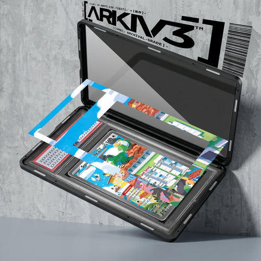 ARKIV3 PSA graded exploded mockup