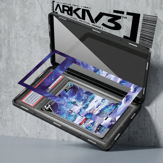 ARKIV3 PSA graded exploded mockup