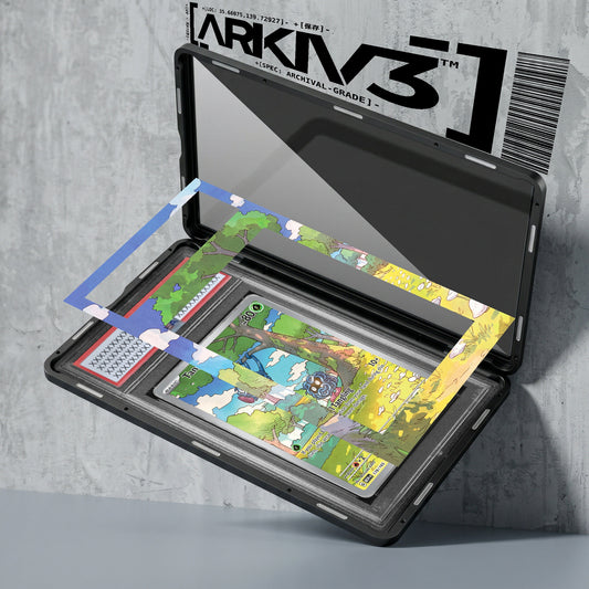 ARKIV3 PSA graded exploded mockup