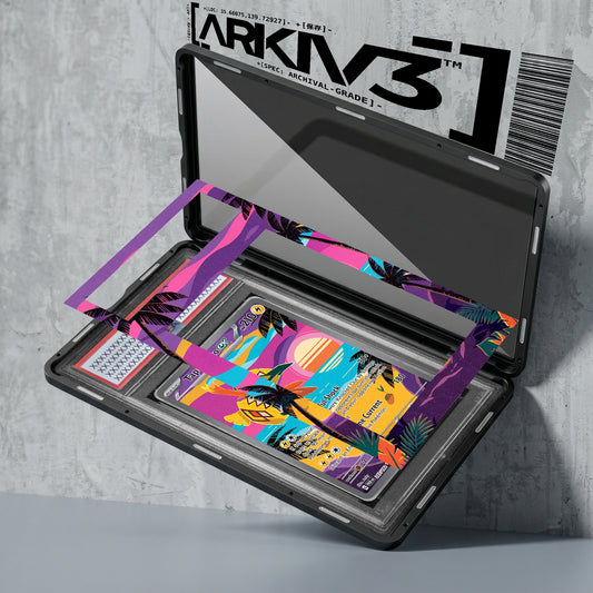 ARKIV3 PSA graded exploded mockup