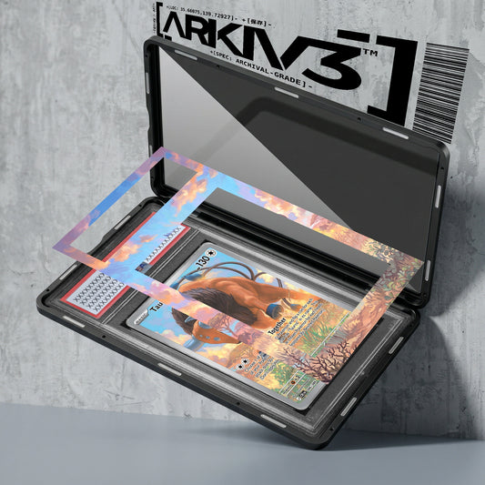 ARKIV3 PSA graded exploded mockup