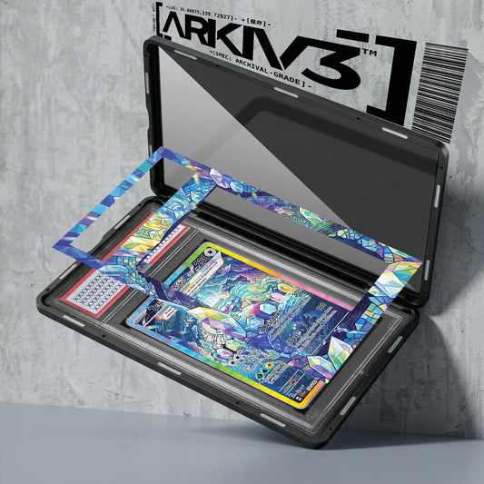 ARKIV3 PSA graded exploded mockup