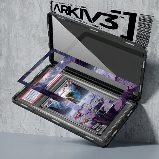 ARKIV3 PSA graded exploded mockup