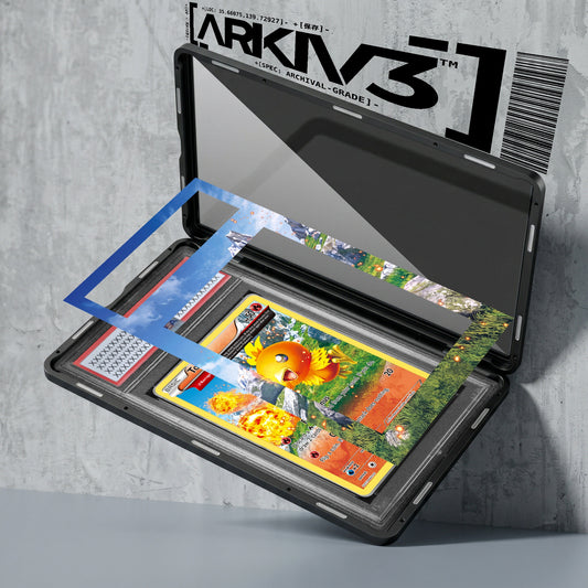ARKIV3 PSA graded exploded mockup