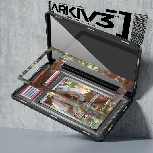 ARKIV3 PSA graded exploded mockup