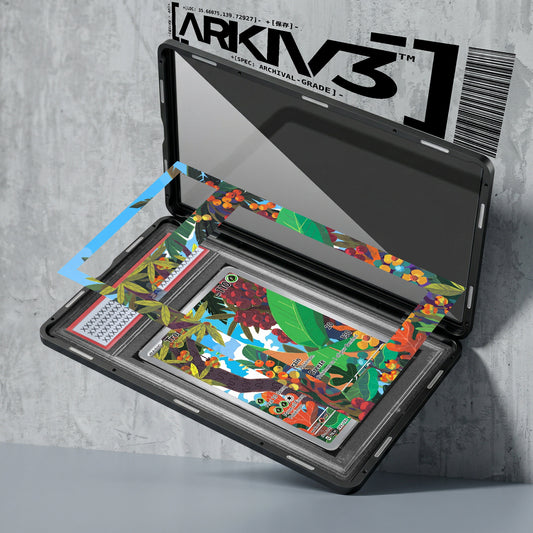 ARKIV3 PSA graded exploded mockup
