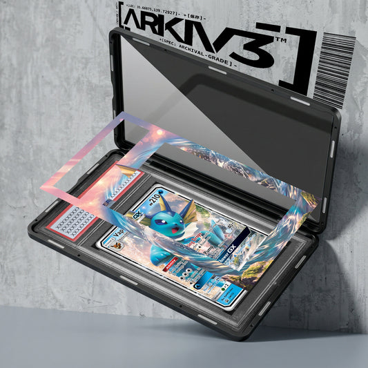ARKIV3 PSA graded exploded mockup