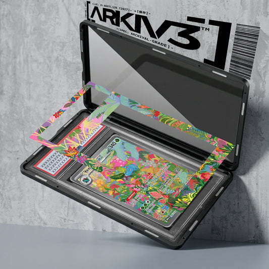 ARKIV3 PSA graded exploded mockup