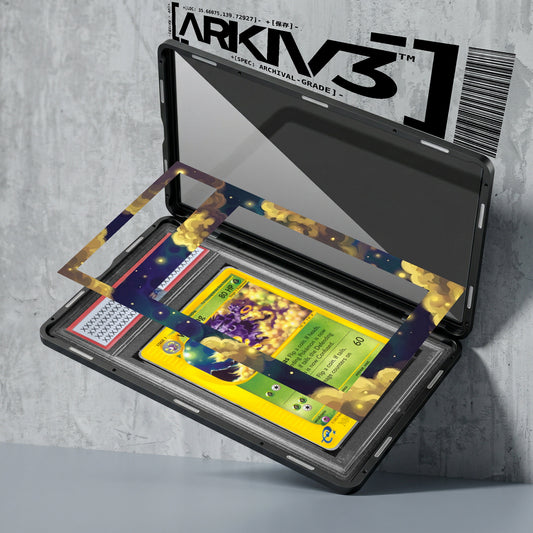 ARKIV3 PSA graded exploded mockup