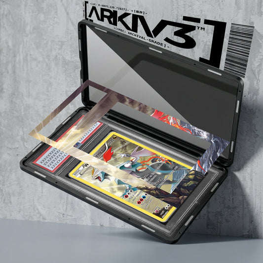 ARKIV3 PSA graded exploded mockup