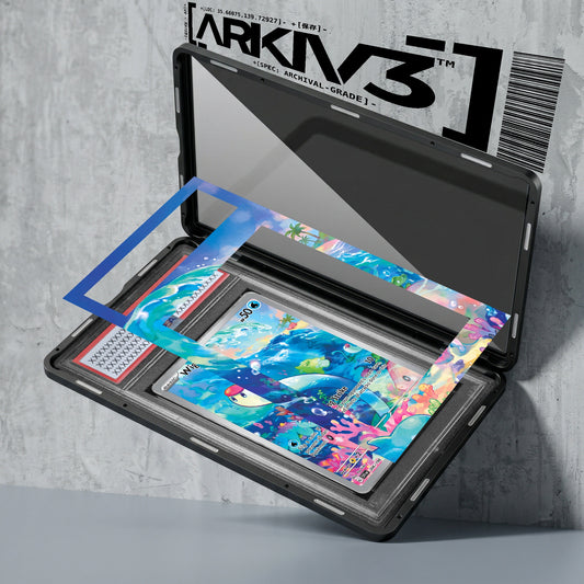 ARKIV3 PSA graded exploded mockup