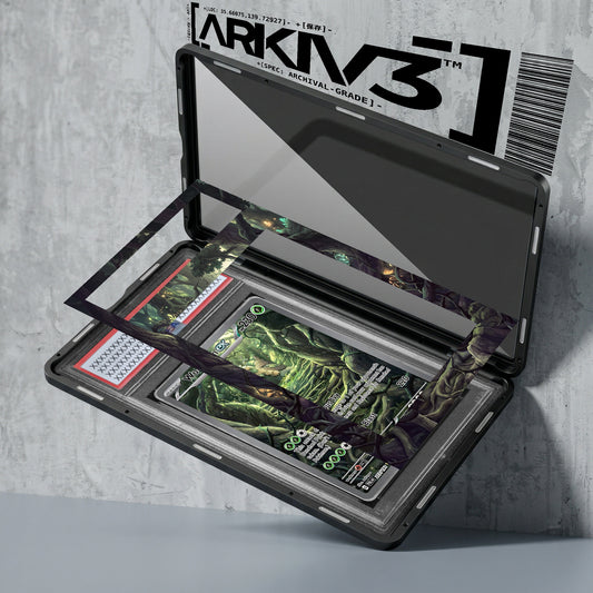 ARKIV3 PSA graded exploded mockup