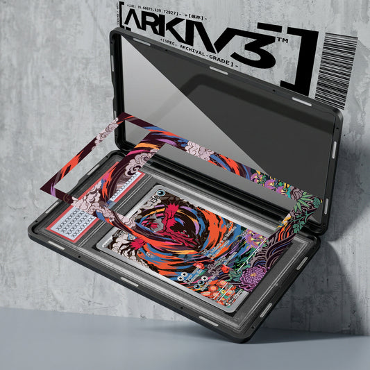 ARKIV3 PSA graded exploded mockup