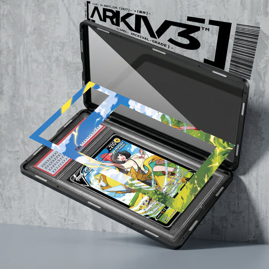 ARKIV3 PSA graded exploded mockup
