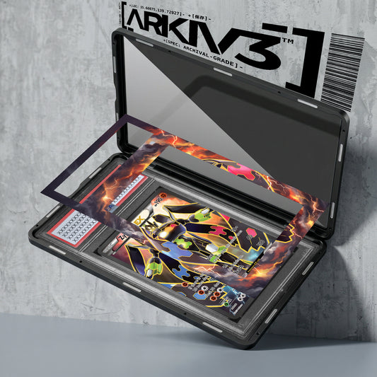 ARKIV3 PSA graded exploded mockup