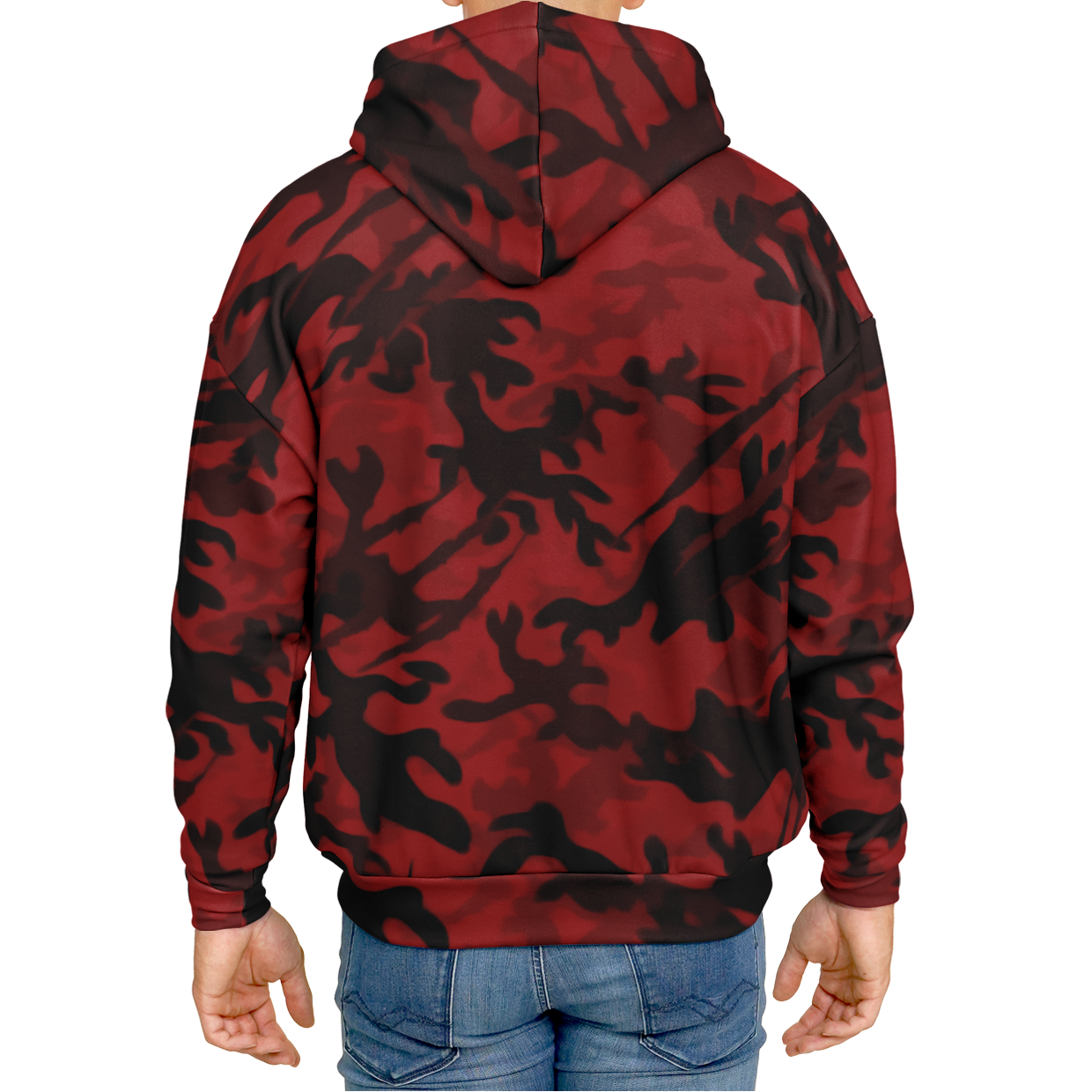 Red Tiger Camo Heavy Hoodie