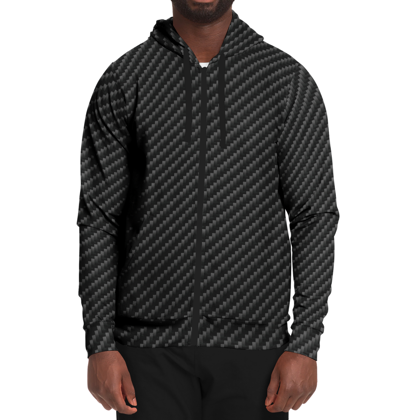 Stealth Carbon Zip Hoodie - ARKIV3