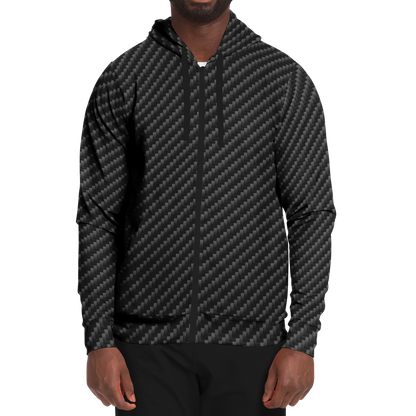 Stealth Carbon Zip Hoodie - ARKIV3