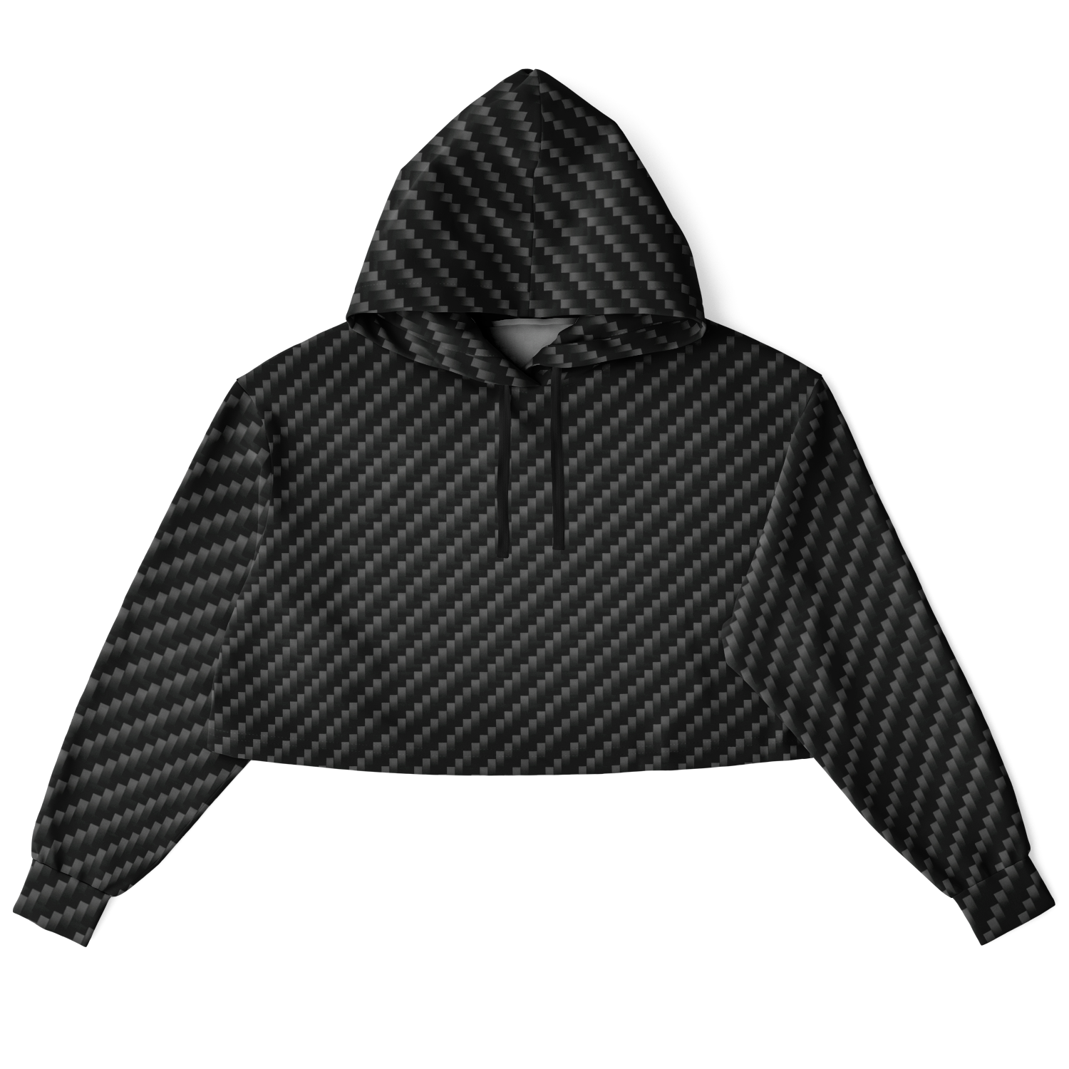 Stealth Carbon Cropped Hoodie - ARKIV3