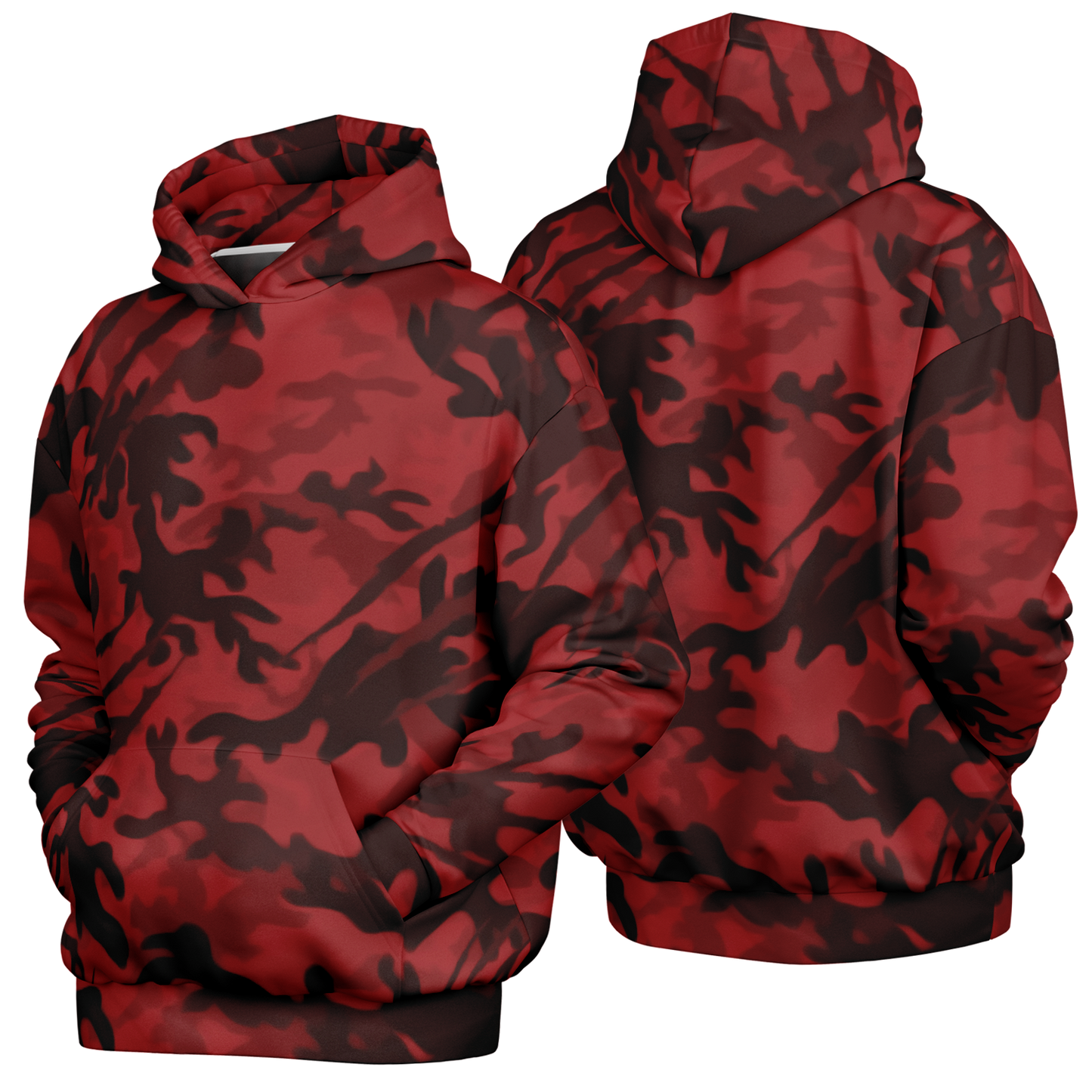 Red Tiger Camo Heavy Hoodie