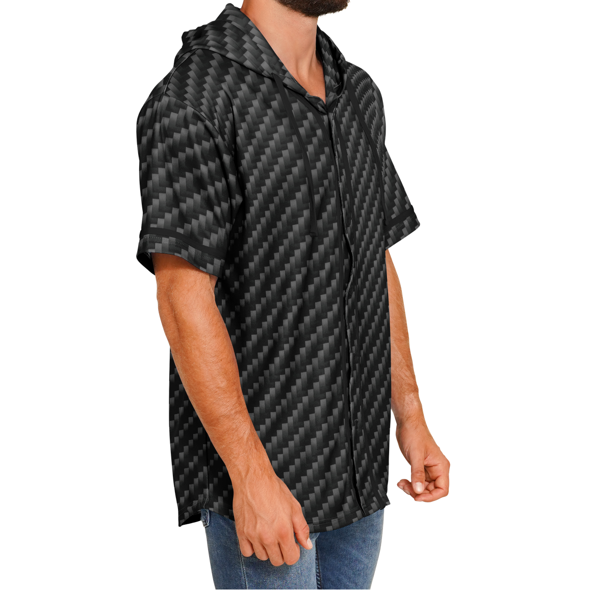 Stealth Carbon Hooded Jersey - ARKIV3