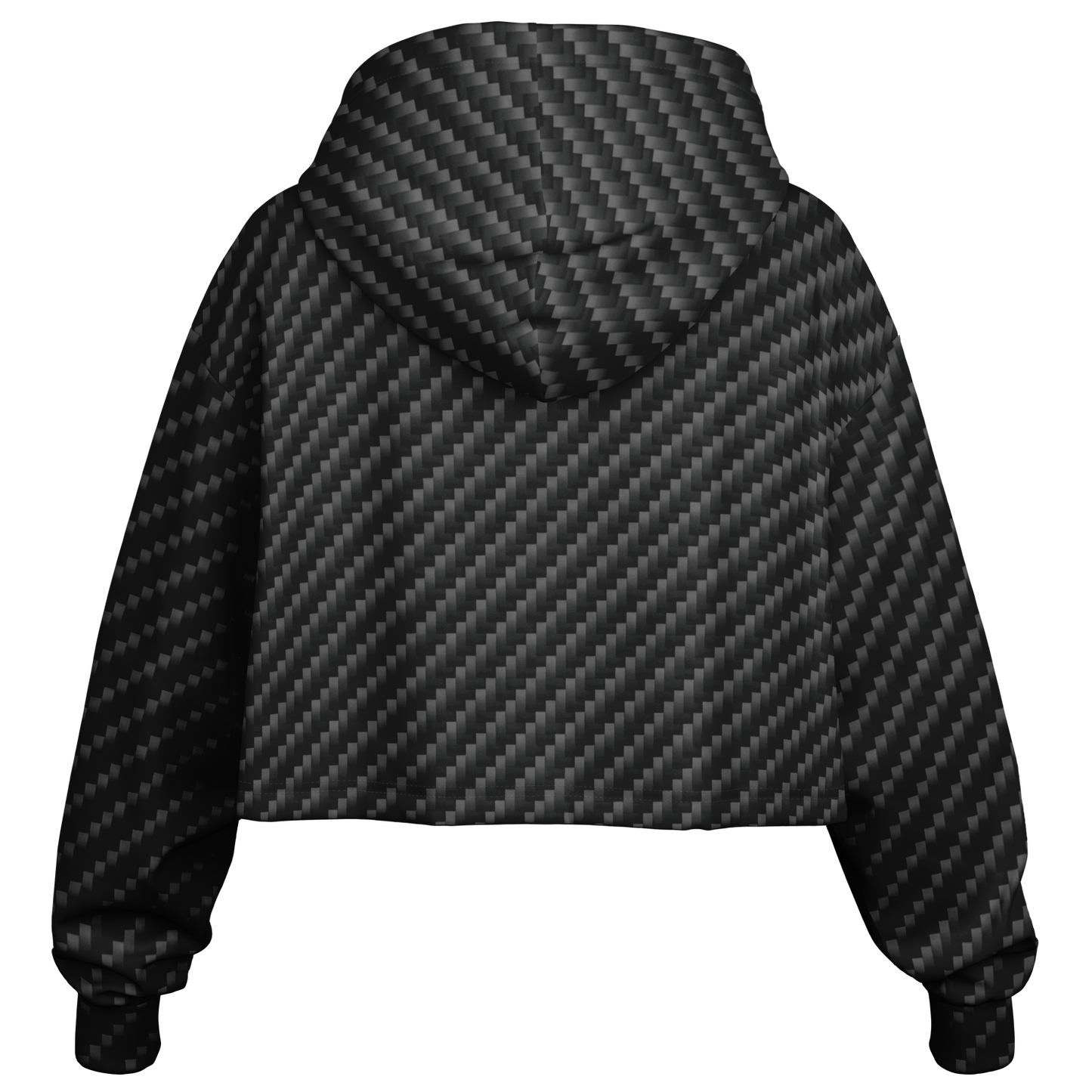 Stealth Carbon Cropped Hoodie - ARKIV3