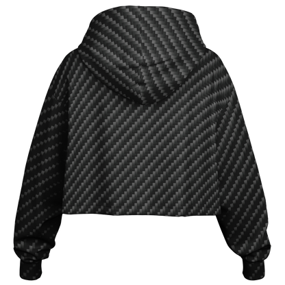 Stealth Carbon Cropped Hoodie - ARKIV3