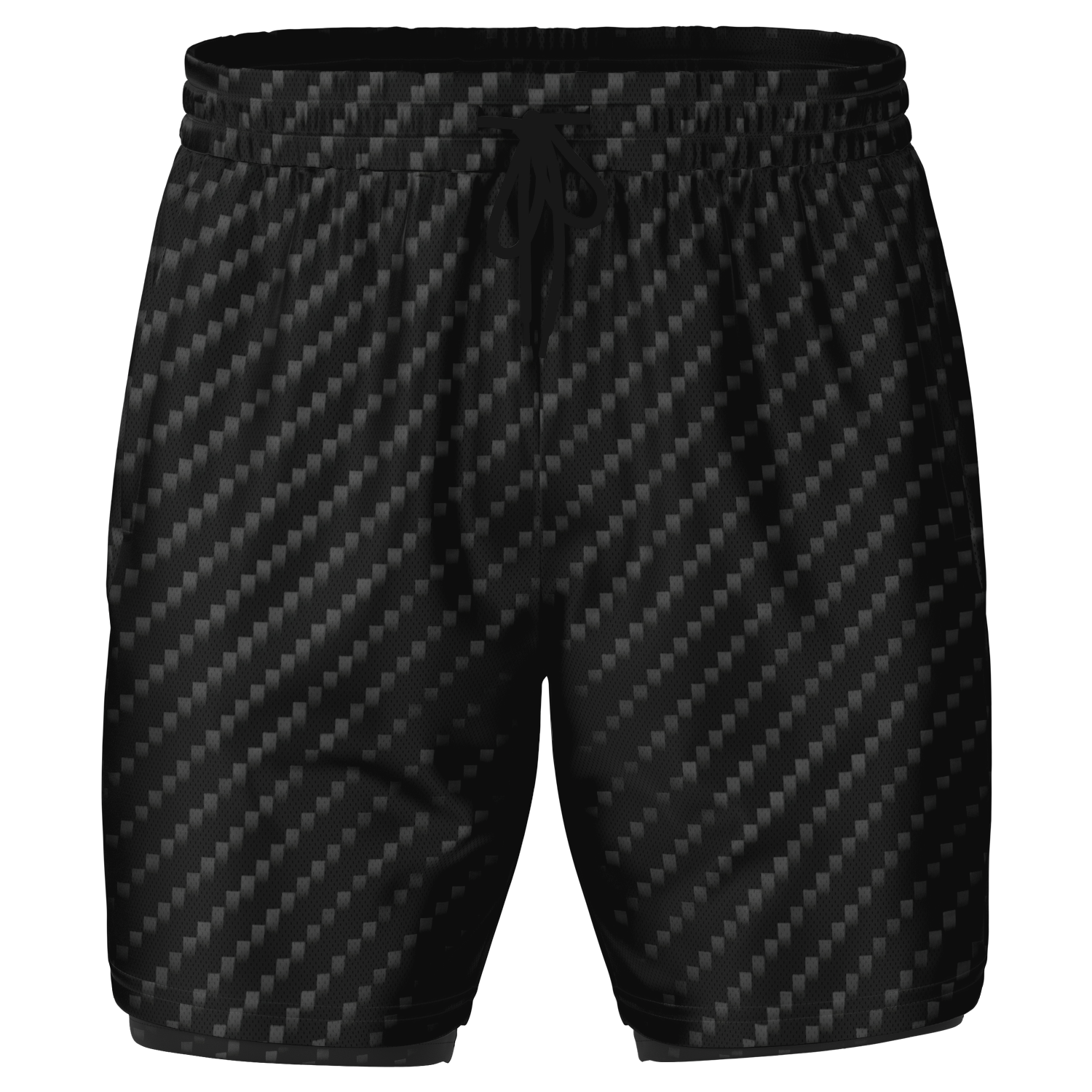Stealth Carbon Men's 2-in-1 Shorts - ARKIV3