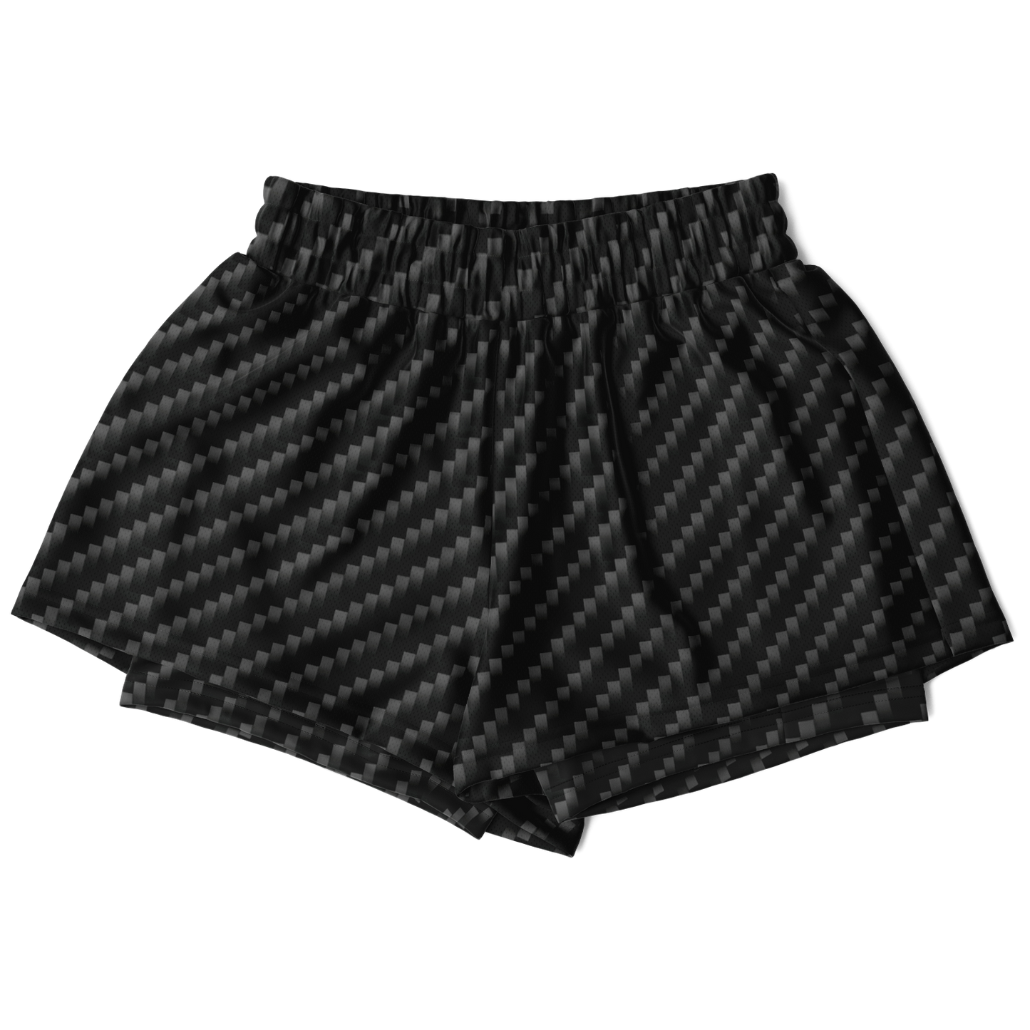 Stealth Carbon Women's 2-in-1 Shorts