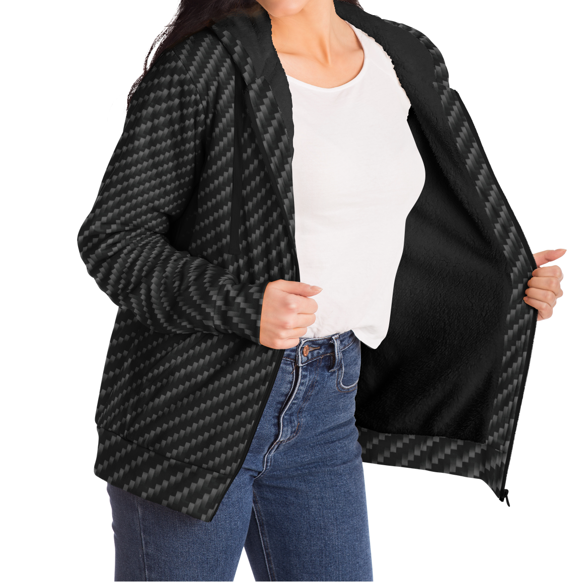 Stealth Carbon Fleece Hoodie - ARKIV3