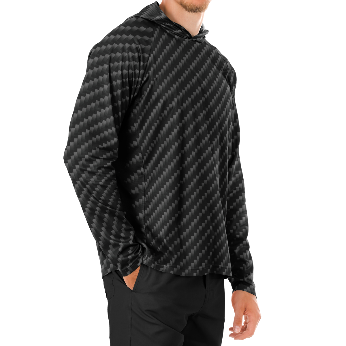 Stealth Carbon Performance Hoodie - ARKIV3