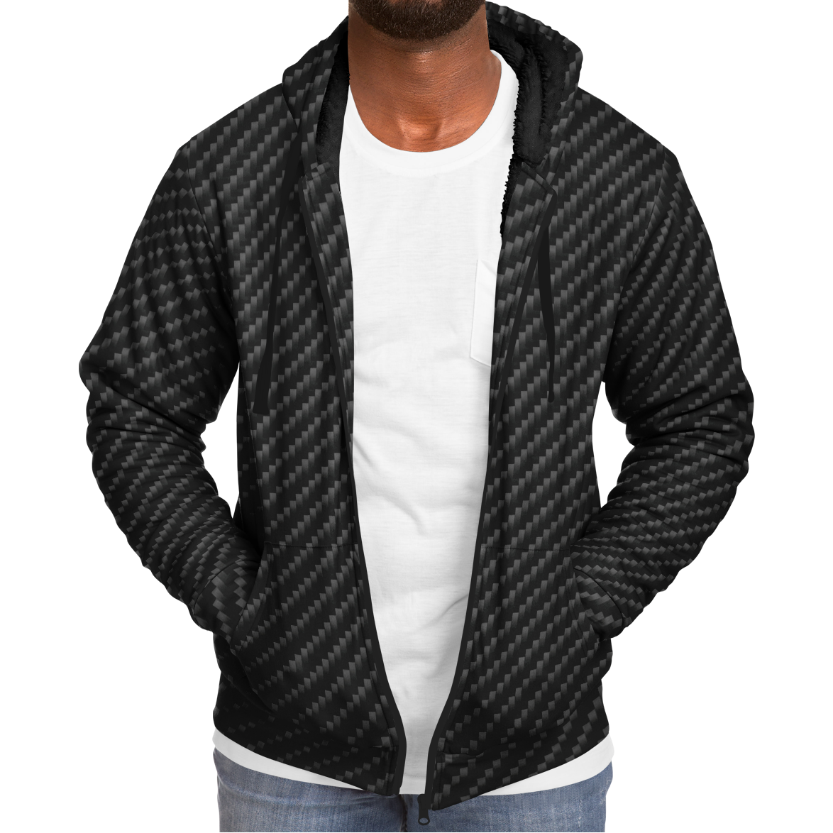 Stealth Carbon Fleece Hoodie - ARKIV3