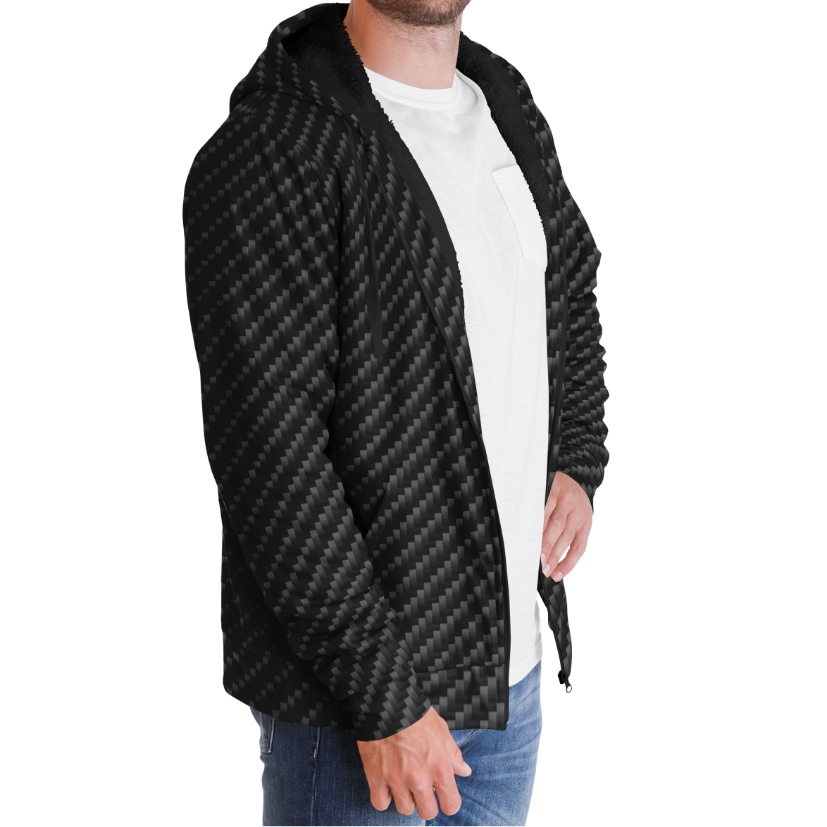 Stealth Carbon Fleece Hoodie - ARKIV3