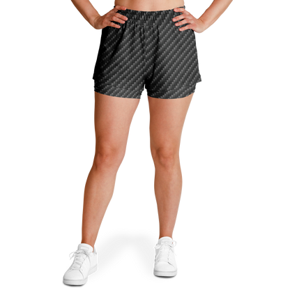 Stealth Carbon Women's 2-in-1 Shorts - ARKIV3