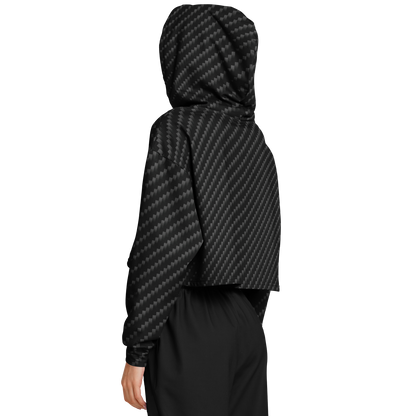 Stealth Carbon Cropped Hoodie - ARKIV3