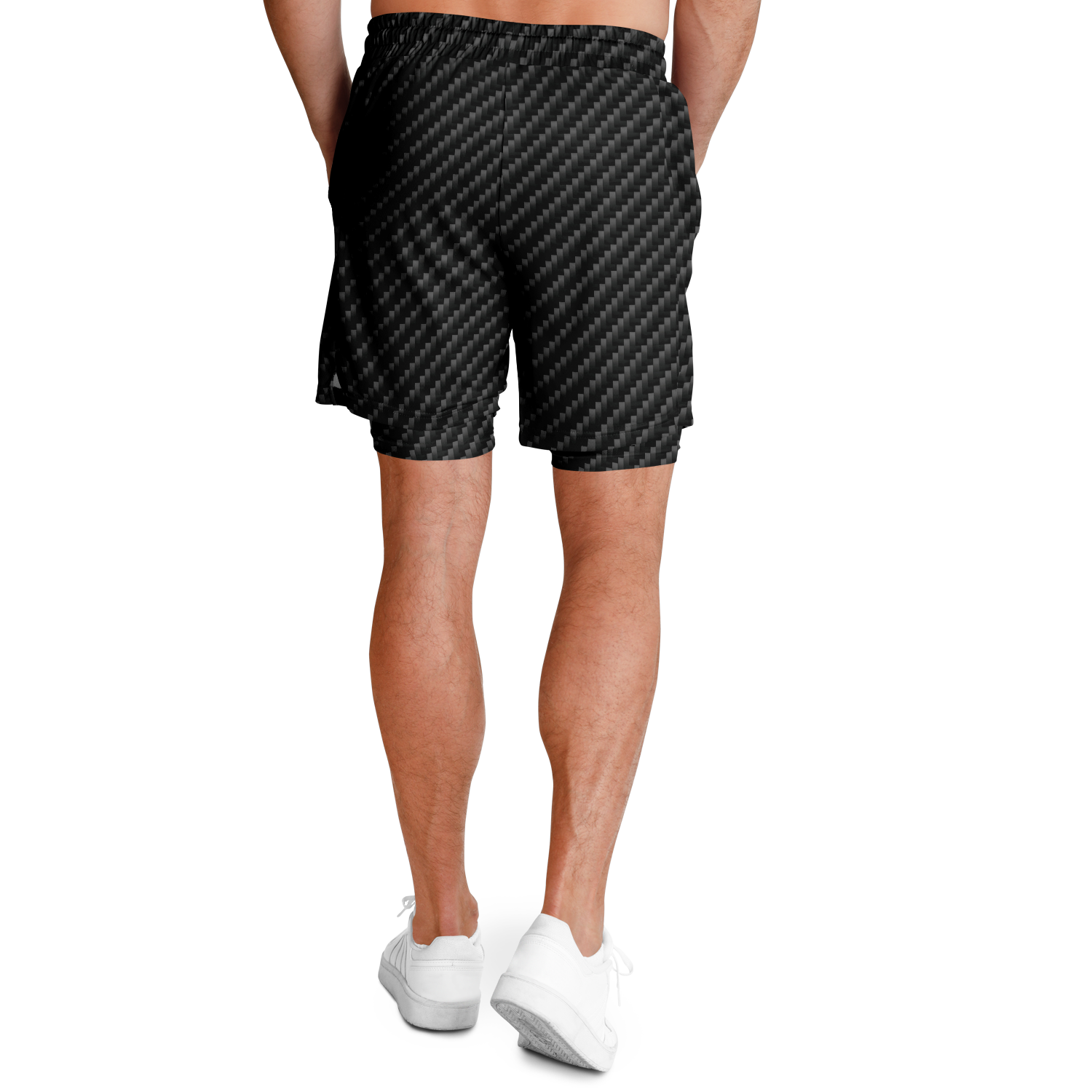 Stealth Carbon Men's 2-in-1 Shorts - ARKIV3
