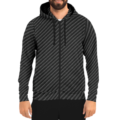 Stealth Carbon Zip Hoodie - ARKIV3