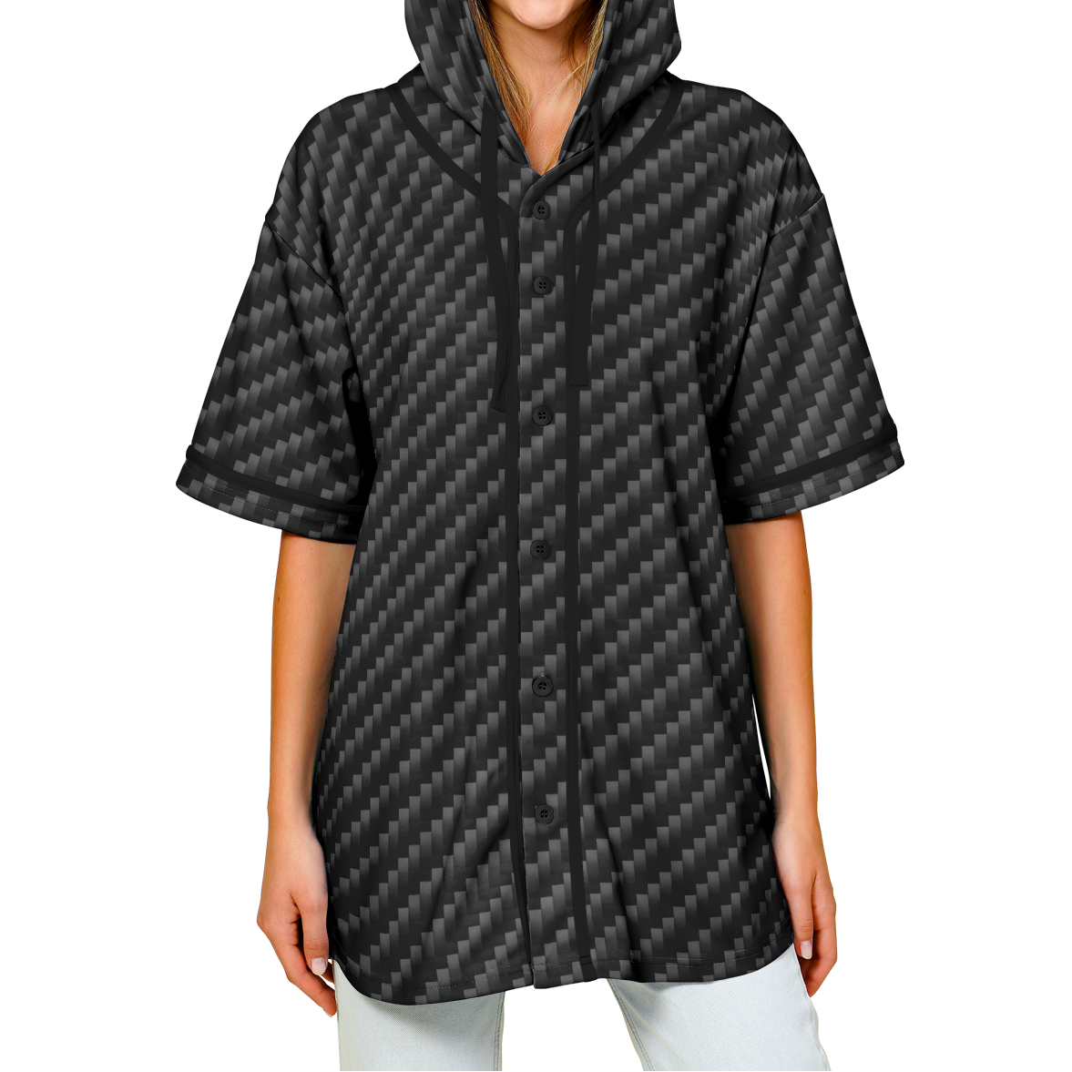 Stealth Carbon Hooded Jersey - ARKIV3