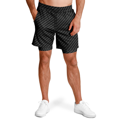 Stealth Carbon Men's 2-in-1 Shorts - ARKIV3