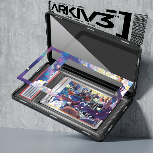 ARKIV3 PSA graded exploded mockup