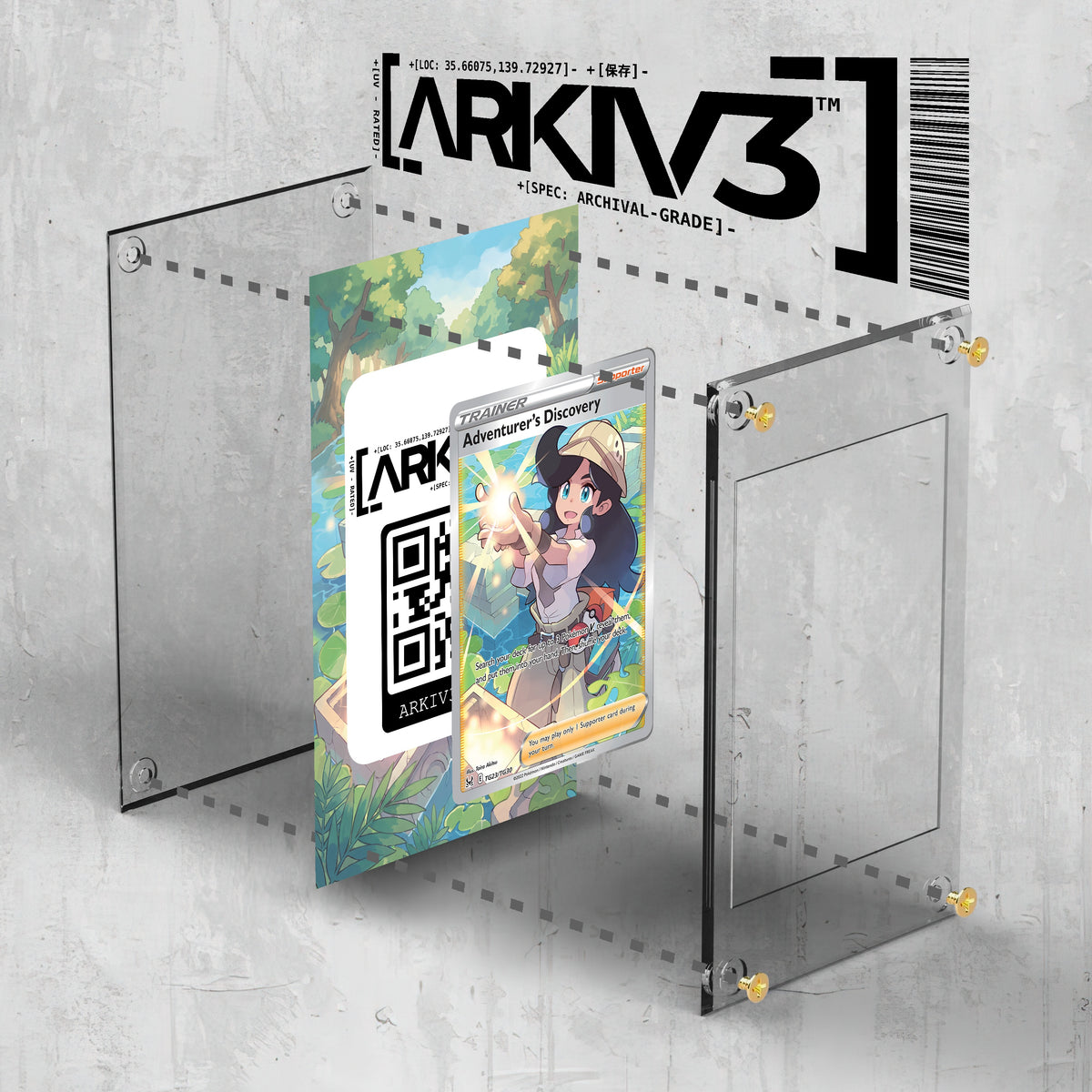 [UNIT: TG23/TG30] // Adventurer's Discovery Extended Art Display Case - Raw