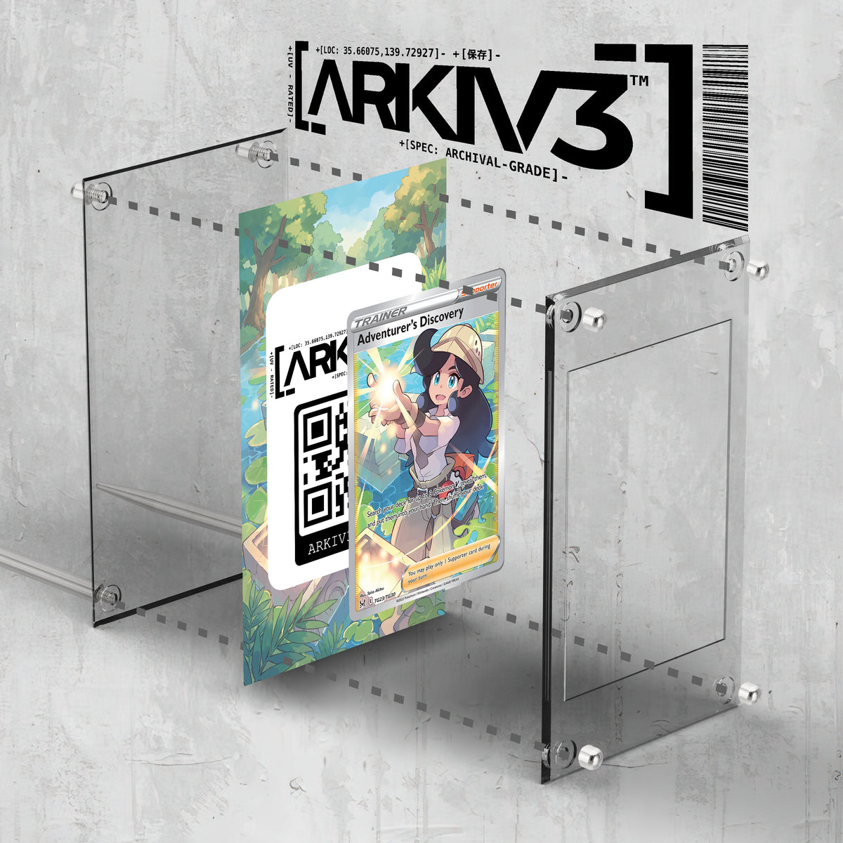 [UNIT: TG23/TG30] // Adventurer's Discovery Extended Art Display Case - Raw
